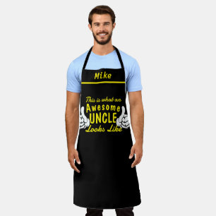 Toller Onkel-Schürze - Benutzerdefinierter Name Pe Schürze