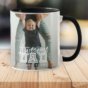 Toller Papa seit 20XX Einfach Modern Foto Tasse