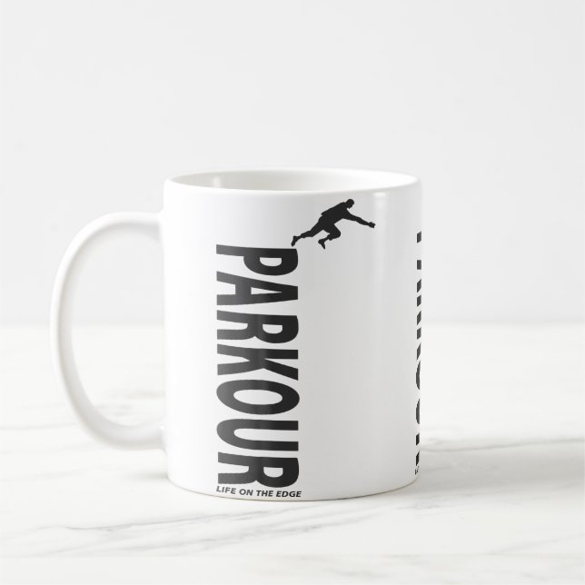 Toller Parkour 	 Leben am Limit Kaffeetasse (Links)