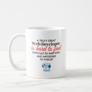Toller persönlicher Webentwickler-Name als Geschen Kaffeetasse