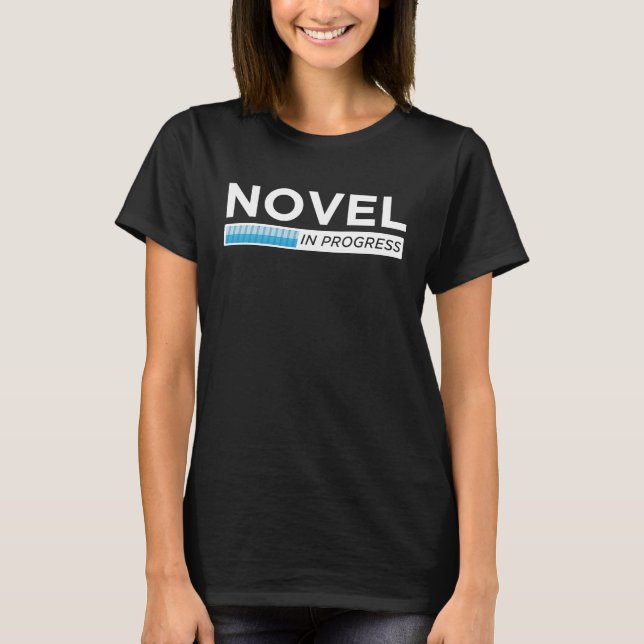Toller Roman In Bearbeitung Autor Lädt Autoren T-Shirt (Vorderseite)