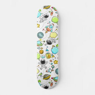 Toller schöner Weltraumastronaut Skateboard
