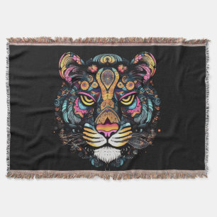 Toller Tigerkopf Decke
