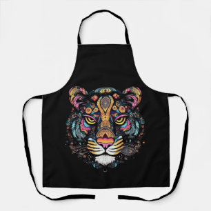 Toller Tigerkopf Schürze