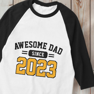 Toller Vater seit XX Athletischer Moderner Vaterta T-Shirt