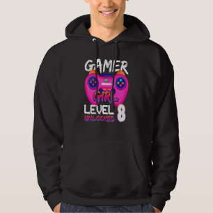 Toller Videospiel-Controller Level 8 freigeschalte Hoodie