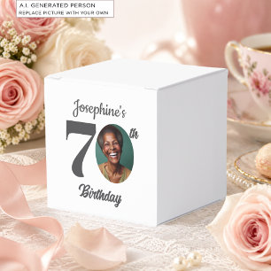Tolles 70. Geburtstagsfeier-Foto-Andenken Geschenkschachtel