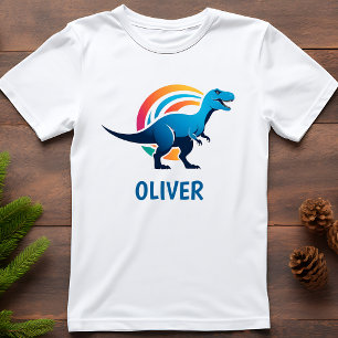 Tolles Blaues T-Rex Personalisiert T-Shirt