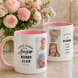 Tolles BUBBE-Mug mit Fotocollage Tasse