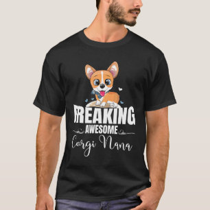 Tolles Corgi-Nana-T-Hundebesitzerin T-Shirt