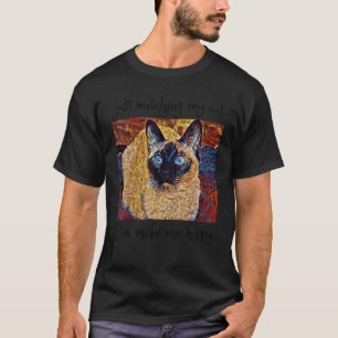 Tolles Gemälde Einfach meine Katze zu beobachten m T-Shirt