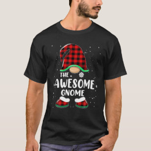 Tolles Gnome-Buffalo-Kariert-passendes Familien- T-Shirt