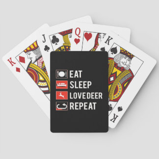 Tolles Hirschliebhaber Kreativ Modernes Design Spielkarten