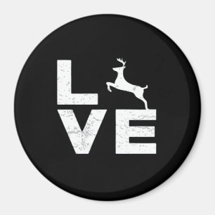 Tolles Hirschliebhaber-Trend-Ästhetik-Design Magnet