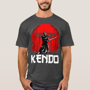 Tolles Kendo-Samurai-Design Japan Krieger Schwert T-Shirt