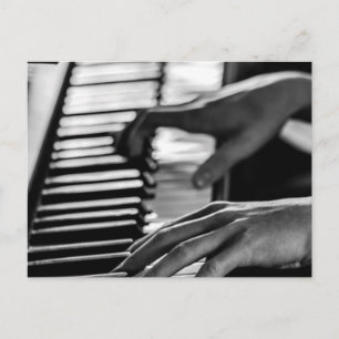 Tolles Klavier Postkarte