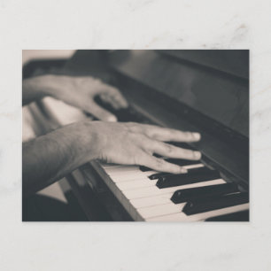 Tolles Klavier Postkarte