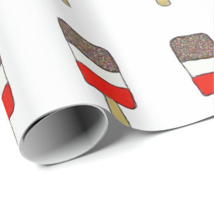 Tolles Lutschbonbon-Packpapier Geschenkpapier