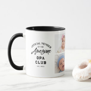 Tolles OPA-Mug mit Fotocollage Tasse