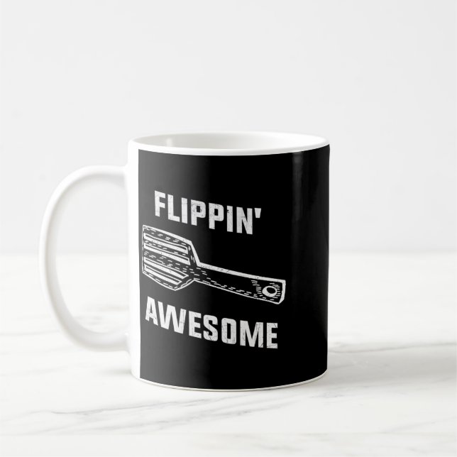 Tolles Spatula zum Wenden - Lustiger Bäcker oder K Kaffeetasse (Links)