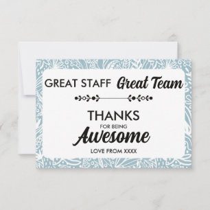 Tolles Team Tolles Personal Danke Schild   Mitarbe