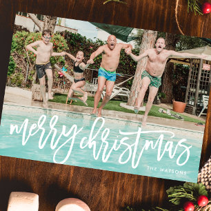 Tolles Weihnachtsfoto Feiertagskarte