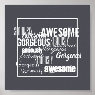 Tolles wunderschönes Inspirations- und Motivations Poster