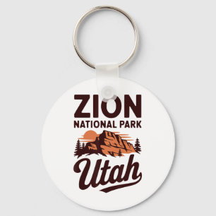 Tolles Zion National Park Inspiriert Utah Abenteue Schlüsselanhänger