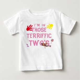 Tolles Zwei-Kleinkind-T-Shirt für Mädchen Baby T-shirt