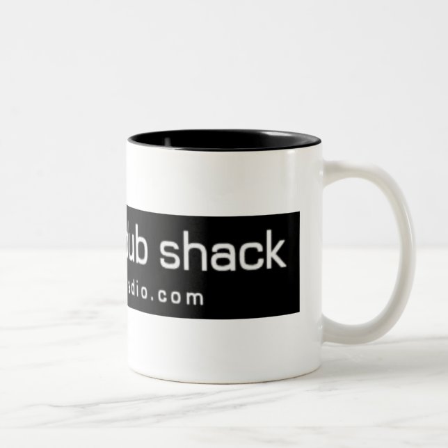 Tollpatsch-Bretterbude der dr_dicks Zweifarbige Tasse (Rechts)