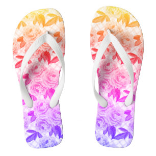 Tollpatsch-Rose Flip Flops