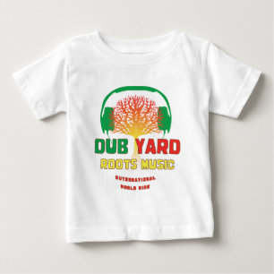 Tollpatsch-Yard wurzelt Musik Baby T-shirt