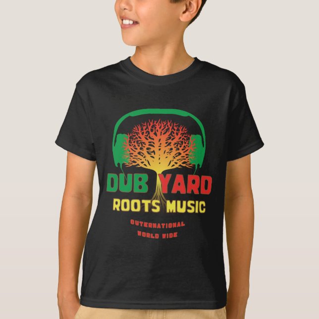 Tollpatsch-Yard wurzelt Musik T-Shirt (Vorderseite)