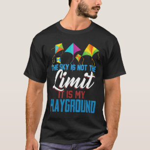 Tollpatschige Kite-Flug-Shirts Der Himmel Ist Nich T-Shirt