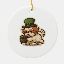 Tollpatschiger Shih Tzu Kobold St.Patrick's Day