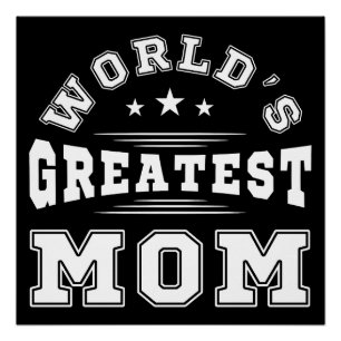 Tollste Mom-Typografie-Geschenk zum Muttertag Poster