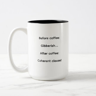 ToLN Kaffee-Tasse Vorher & Nachher Zweifarbige Tasse