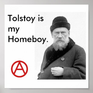 Tolstoi ist mein Homeboy_Anarchy Poster