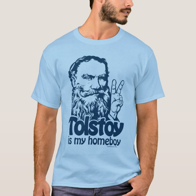 Tolstoy est mon T-shirt de Homeboy (Devant)