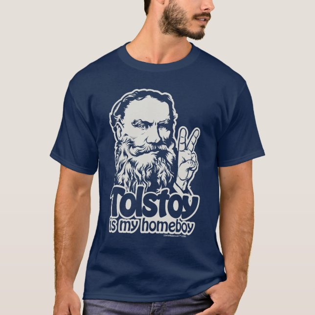 Tolstoy est mon T-shirt de Homeboy (Devant)