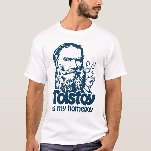 Tolstoy ist mein Homeboy-T - Shirt (Vorderseite)