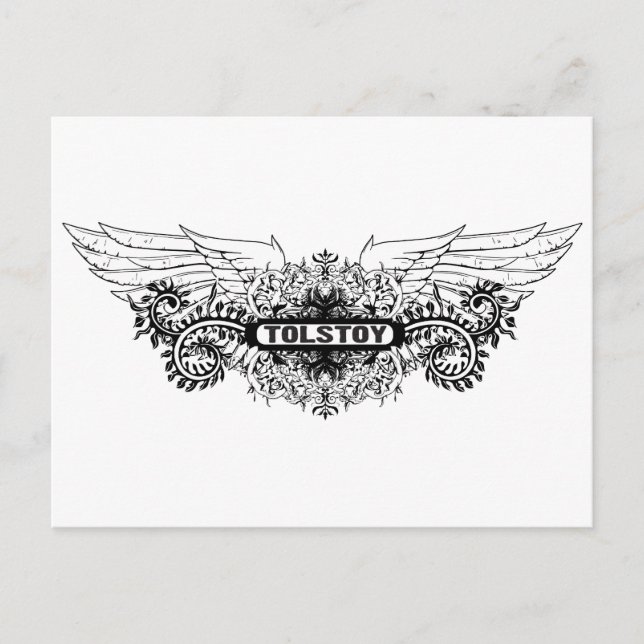 Tolstoy ~ Leo Novelist / Writer Postkarte (Vorderseite)