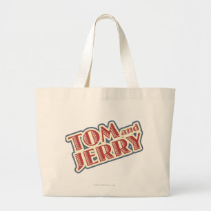 Tom and Jerry Logo Jumbo Stoffbeutel