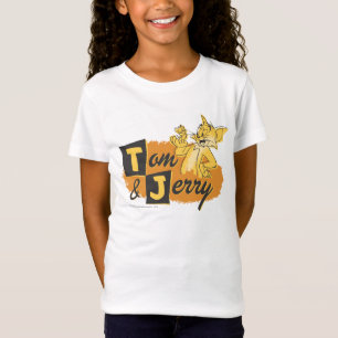 Tom and Jerry Mouse In Paw Logo T-Shirt