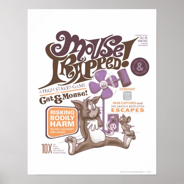 Tom and Jerry Mouse Trapped Poster (Vorne)