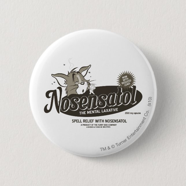 Tom and Jerry Nosensatol Button (Vorderseite)