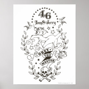 Tom and Jerry Obey The Master 1 Poster