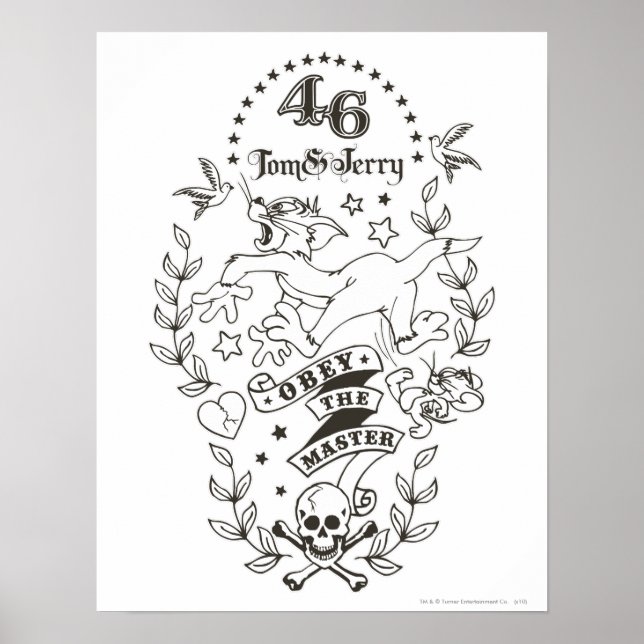 Tom and Jerry Obey The Master 1 Poster (Vorne)