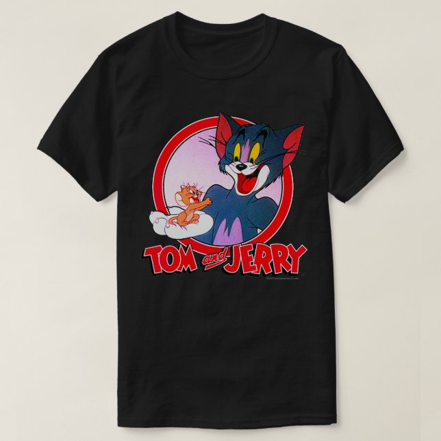 Tom And Jerry Retro Style Portrait  T-Shirt (Design vorne)