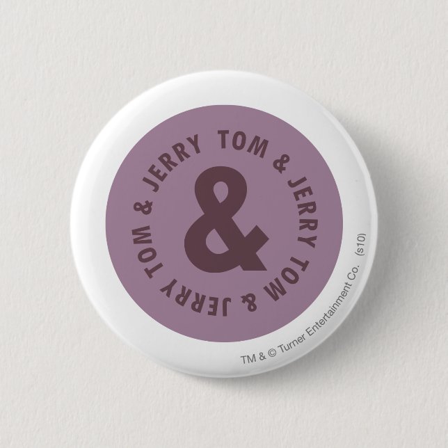 Tom and Jerry Round Logo 7 Button (Vorderseite)